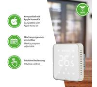 Mi-Heat MTS200 Thermostat Connecté WiFi Smart Compatible Apple HomeKit