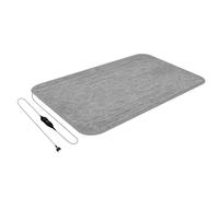 Mi-Heat Sous-tapis chauffant 100x140cm - Sous tapis Chauffage Tapis de sol Chauffant jusqu'à 30°C - 3 niveaux de chauffage et minuterie