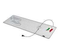 Mi-Heat Tapis Chauffant Électrique 50x140 cm - Chauffe-Pieds Confortable pour Bureau et Salon - Chauffage au Sol Mobile Infrarouge, Grande Natte Chauffante Antidérapante et Isolante, Gris Clair