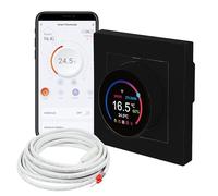 Mi-Heat TH11 WiFi Smart Room Thermostat Noir - pour chauffage par le sol Régulateur de température Thermostat Tuya App