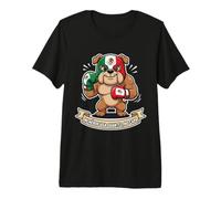 Mi Héroe USA Guantes No Capa Boxeur Mexicain T-Shirt Haut de Gamme