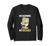 Mi Homme Mi Ricard - Ricard Pastis Apéro Mi Homme Mi Ricard Manche Longue
