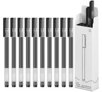 Mi Jumbo 0.5mm Super Durable Gel Ink Pen - Black (Pack Of 10)
