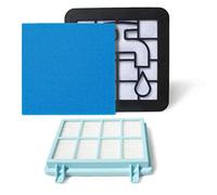 MI:KA Kit de filtres FI complet pour aspirateur Philips PowerPro Compact + Maraton Compact Like FC8010/01