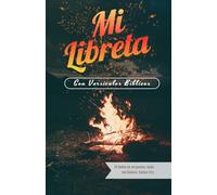 Mi Libreta: Con Versiculos Biblicos Fuego