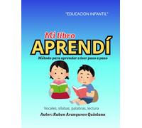 Mi libro APRENDÍ: Método para aprender a leer paso a paso