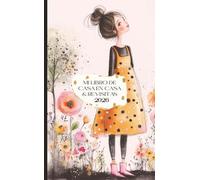 Mi Libro de Casa en Casa y Revisitas 2026: Cuaderno organizador con ilustración floral femenina de estilo ilustrado y delicado