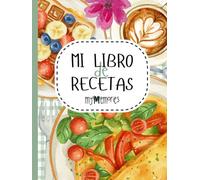 Mi libro de recetas: para completar con recetas de cocina propias