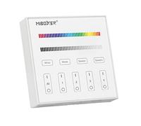 Mi.Light B3 wireless 2.4GHz 4 zones RGB/RGBW RF intelligente du mur groupe 2pcs alimenté par piles AAA travaille avec milight RGB/RGBW série la toute dernière version, contrôleur de lumières, de