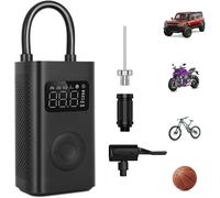 Mi Mijia Compresseur d'air électrique portable 2D pour voiture, moto, vélo avec jusqu'à 10,3 bar, 3 à 150 psi, 6 modes différents avec arrêt automatique, grande batterie de 2000 mAh, USB-C et