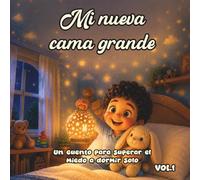 Mi nueva cama grande: Un cuento para superar el miedo a dormir solo
