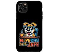 Mi Perro ES El Jefe Citation Humoristique pour Amoureux des Chiens espagnols Coque pour iPhone 11 Pro Max