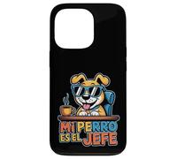 Mi Perro ES El Jefe Citation Humoristique pour Amoureux des Chiens espagnols Coque pour iPhone 13 Pro