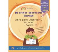 Mi Primer Abecedario Bilingüe: Libro Para Colorear y Escribir