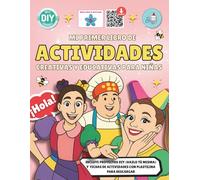 MI PRIMER LIBRO DE ACTIVIDADES: Cuaderno de vacaciones para niñas de preescolar con juegos de viaje para aprender divirtiéndose, de forma creativa y educativa