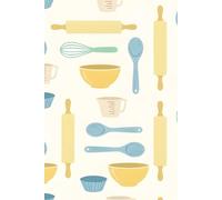 Mi Recetario de Repostería A5 | Libreta de Puntos Dot Grid | Diseño Utensilios de Cocina Pastel: Colección SHIHARU STUDIO - 110 páginas - Tapa Blanda para Recetas