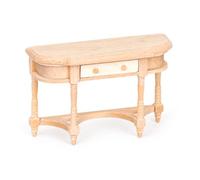 mi-Table d’Appoint Maison Poupée, Bois Naturel | Échelle miniature, Meuble Maison Poupée, Conception diorama, Pour jeunes adultes