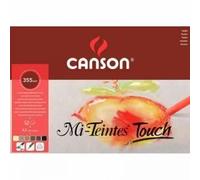 Canson-Infinity Bloc de feuilles à dessin Mi-Teintes Touch A3 12 feuilles papier pastel