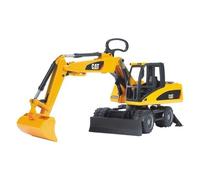 Mi-Temps Cantière Bruder 2445 CAT Excavateur Mobile