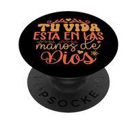 Mi Vida está en Las Manos de Dios PopSockets PopGrip Adhésif