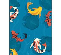 米字格 米格本 Mi Zi Ge / Mi Ge Ben Chinese Writing Practice Notebook: Calligraphy Paper for Learning Mandarin and Cantonese Koi Painting Medium Grid