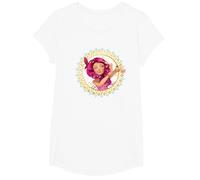 Mia and me - Magnifique Ornement T-Shirt, Fille, Blanc, M
