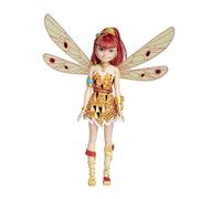 Mia and Me Yuko Elfe Poupée habillée avec Ailes et Jambes Mobiles, 3 Pinces à Cheveux, 3 Bracelets et chaîne, 23 cm, à partir de 3 Ans, Blanc