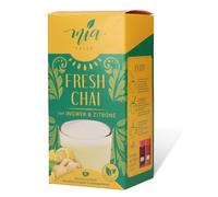 MIA Fresh Chai Boisson au lait instantanée gingembre et citron (10 bâtonnets x 25 g) Préparation facile soluble 80 tasses