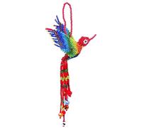 Mia Jewel Shop - Figurine colibri à suspendre | Figurines d'oiseaux pour décoration d'intérieur | Ornement de perles de rocaille en verre tchèque ornement décoratif à suspendre - Décoration faite à la