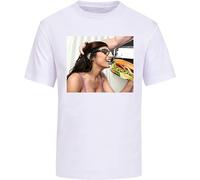 Mia Khalifa Action Movie Star Funny Mens T-Shirts Men's Unisex Tee T-Shirt White S