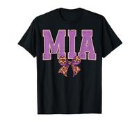 MIA Leopard Bow Trendy Name Conception pour Les Femmes et T-Shirt