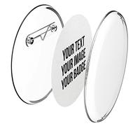 mia mai Buttons Faire ses badges personnalisés 56mm, avec épingle sans machine (lot de 10) et avec papier à imprimer