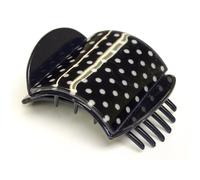 Mia Super Clamp | Pince de machoire confortable super forte | Accessoire de cheveux avec printemps cache | 3 pouces de long x 2,5 de large | Prin