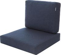 Mia Tech Set de coussins d'assise pour meubles en rotin - 2 pièces (60×55 & 55×40 cm), épaisseur 10 cm, housse amovible | PillowPrim