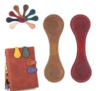 Miablossom Magnetic Book Mark, Timelessmark - Custom Magnet Leather Bookmarks, Personalized Magnetic Leather Bookmark, Timeless Mark Magnetic Leather Bookmark, for Readers Book Lovers (2Pcs-A)