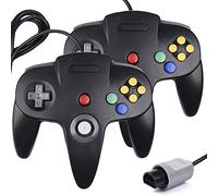miadore 2 PCS Manette N64 compatible avec console N64 (noire)