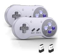 miadore 2 PCS Manette SNES sans fil pour Switch/Switch 2/OLED/Lite (violet)