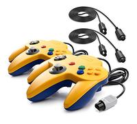 miadore 2 Set Rétro 64-Bit N64 Manette Gamepad Joystick pour N64 Konsole N 64 Système et 6ft / 1.8m N64 Cordon de rallonge pour N64 Contrôleur 64 Console de jeu