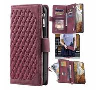 Miagon pour Xiaomi Redmi Note 13 Pro Plus 5G Bandoulière Fermeture éclair Coque,Portefeuille Bourse Sac à Main avec Bretelles Lanière Porte Carte PU Cuir Magnétique Flip Cover