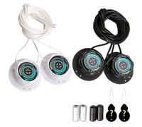 Miaherry 2 Paires de Lacets à fermeture rotative automatique Sans nouer à fermeture rapide Aucune installation nécessaire Lacets de verrouillage pour enfants adultes baskets chaussures de travail