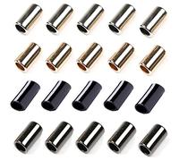 MiaLover Lot de 40 capuchons de fermeture en métal pour cordon, lanière, vêtements, sac à dos, vêtements de sport, paracorde (4 couleurs)