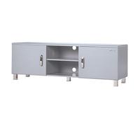 Miami 225701HG Meuble Bas avec 2 Portes et 2 Compartiments, Bois, Gris Clair, 43 x 160 x 52,5 cm