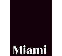 MIAMI: A Decorative Coffee Table Book for Modern Home & Shelf Styling Black Matte Edition