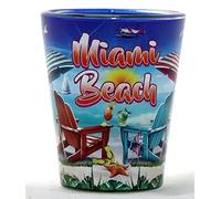 Miami Beach Florida Chaises In and Out Verre à shot