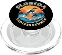 Miami Beach Florida Vacation Caribbean Tropical Summer PopSockets PopGrip pour MagSafe
