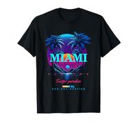 Miami Beach, I Love Miami, Cool Miami Doodles Graphic Design T-Shirt