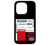 Miami Beach, I Love Miami, Cool Miami Illustration Graphic Coque pour iPhone 15 Pro