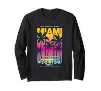 Miami Beach, I Love Miami, Cool Miami Summer Graphic Design Manche Longue