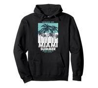 Miami Beach, I Love Miami, Cool Miami Summer Graphic Design Sweat à Capuche