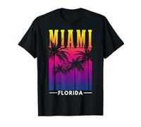 Miami Beach Retro Florida USA America Souvenir Cadeau T-Shirt